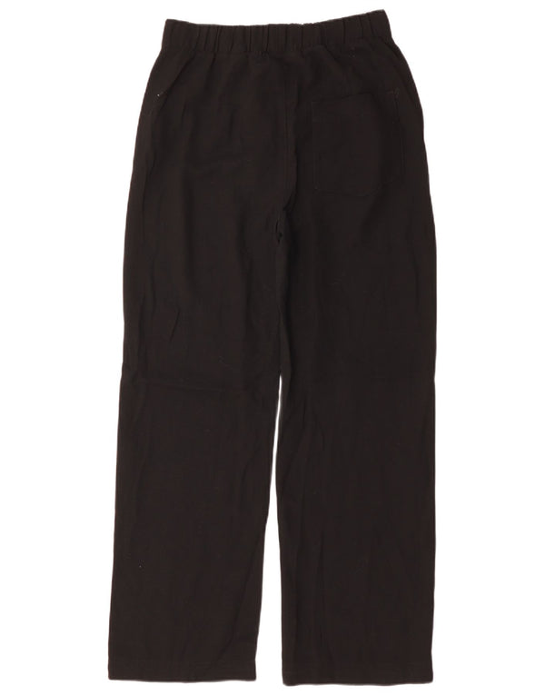 ZARA Højtaljede lige chinosbukser til kvinder Small W26 L28 Sort