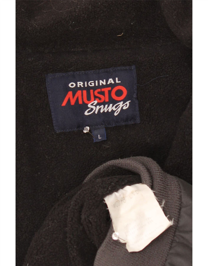 Musto Herre Bomber Jacket UK 40 Large Grå Polyester