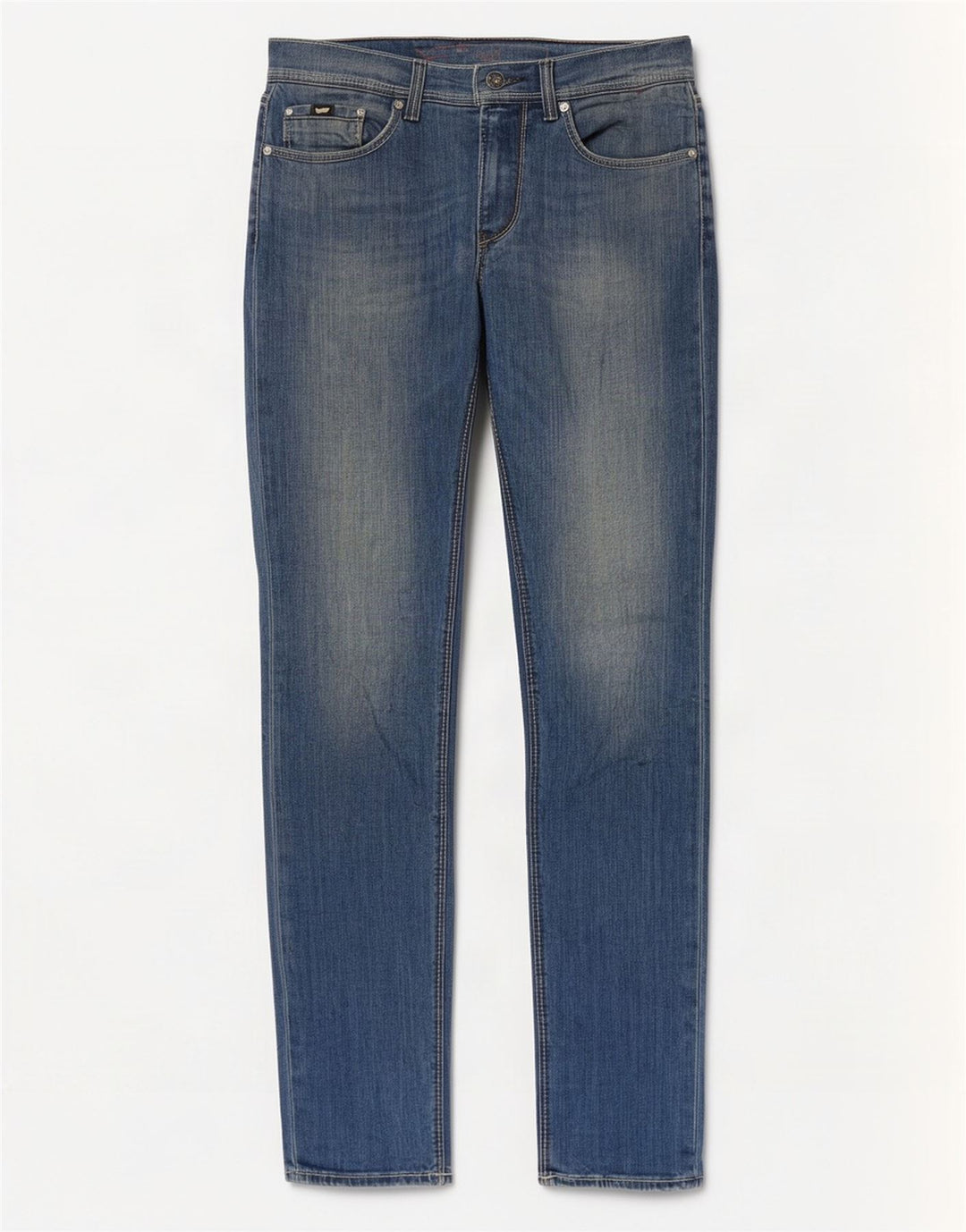 Gas Herre Slim Jeans W32 L34 Blå Bomuld
