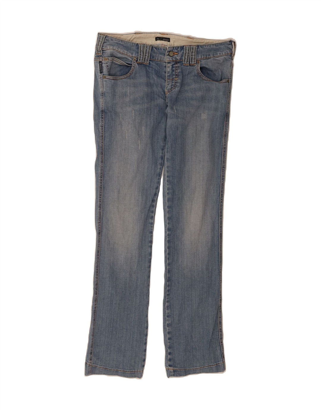 ARMANI Womens Straight Jeans W30 L34 Blue Vintage Armani and Second-Hand Armani from Messina Hembry 