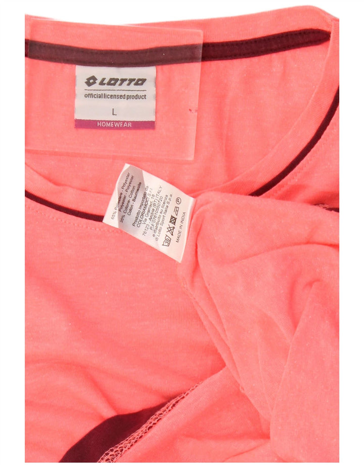 Lotto Dame Top Langærmet UK 14 Large Pink Polyester
