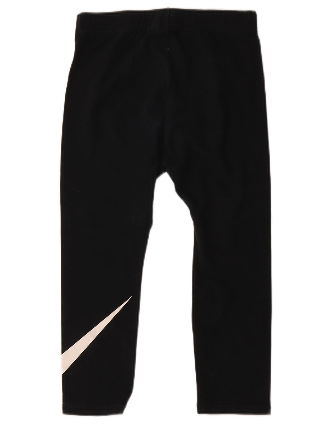Nike Dame Grafiske Capri Leggings UK 8 Small Black Bomuld
