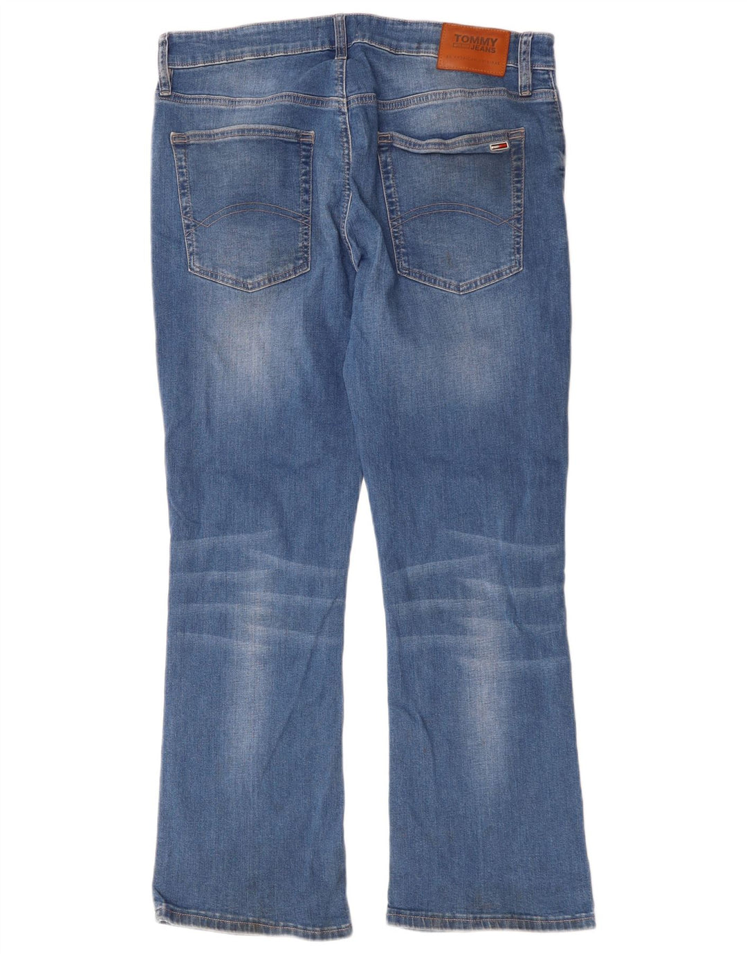 Tommy Hilfiger Herre Ryan Bootcut Jeans W36 L30 Blå Bomuld