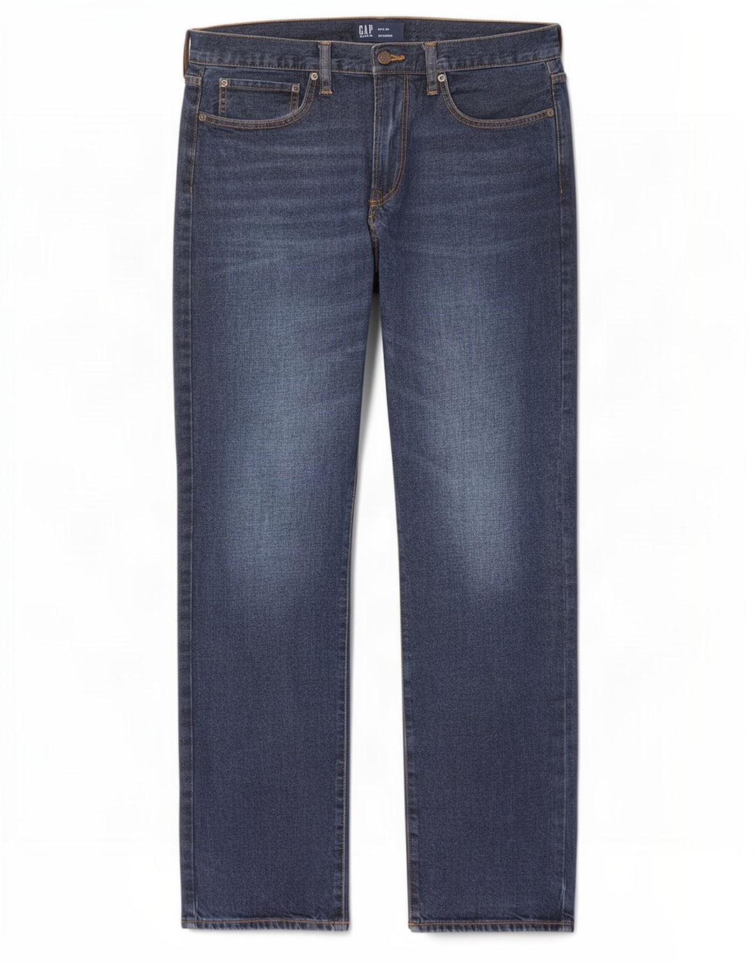 Gap Straight Jeans til mænd W34 L31 Marineblå bomuld