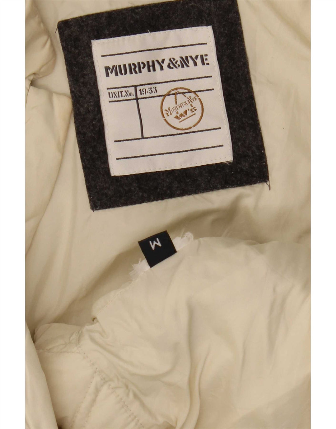 Murphy & Nye Quiltet jakke til kvinder UK 14 Medium White