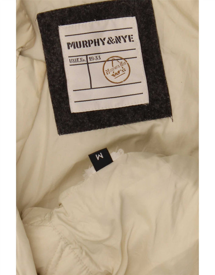 Murphy & Nye Quiltet jakke til kvinder UK 14 Medium White