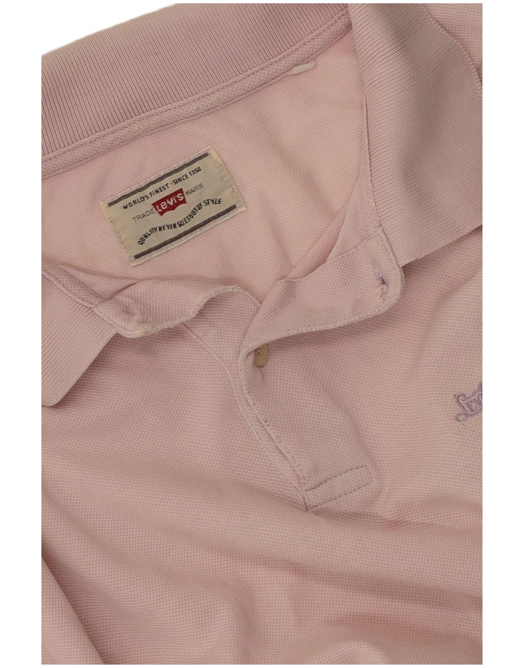 Levi's herre poloshirt stor pink