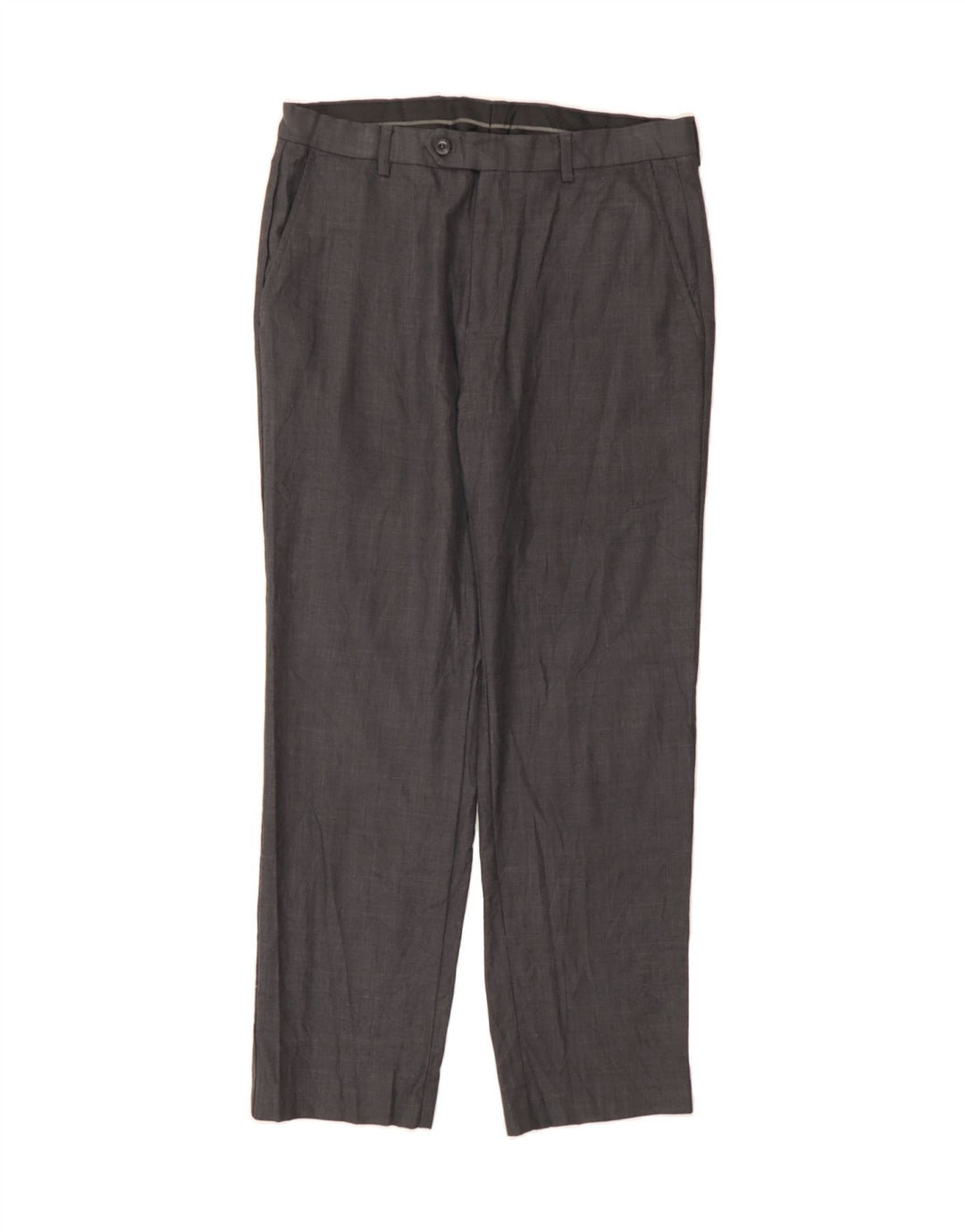 MICHAEL KORS Mens Straight Suit Trousers W33 L30 Grey Polyester Vintage Michael Kors and Second-Hand Michael Kors from Messina Hembry 