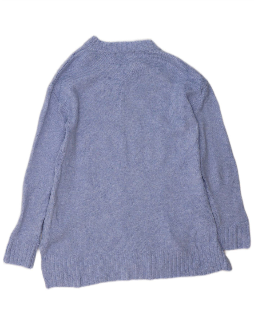 Marks & Spencer Dame Longline Jumper Sweater UK 10 Small Blue