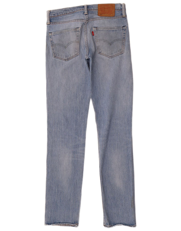 LEVI'S Herre 511 Slim Jeans W28 L32 Blå Bomuld