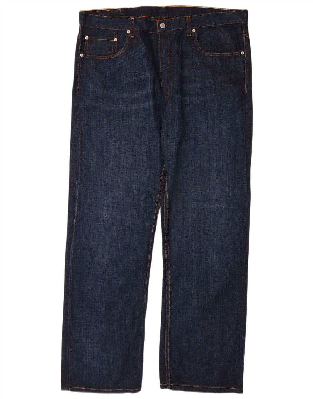 LEVI'S Herre 758 Straight Jeans W38 L32 Marineblå Bomuld