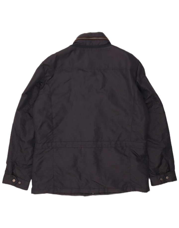 Geox Herre Hooded Utility Jacket UK 46 3XL Navy Blue