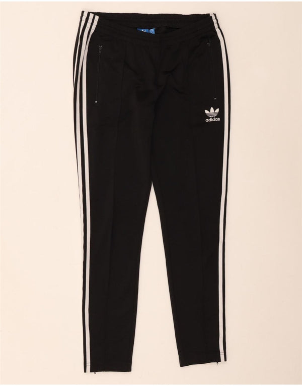 Adidas Træningsdragtsbukser til kvinder UK 14 Medium Sort Colourblock Polyester