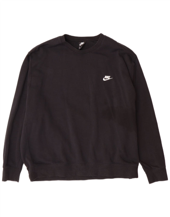 Nike Sweatshirt Jumper til mænd 3XL sort bomuld