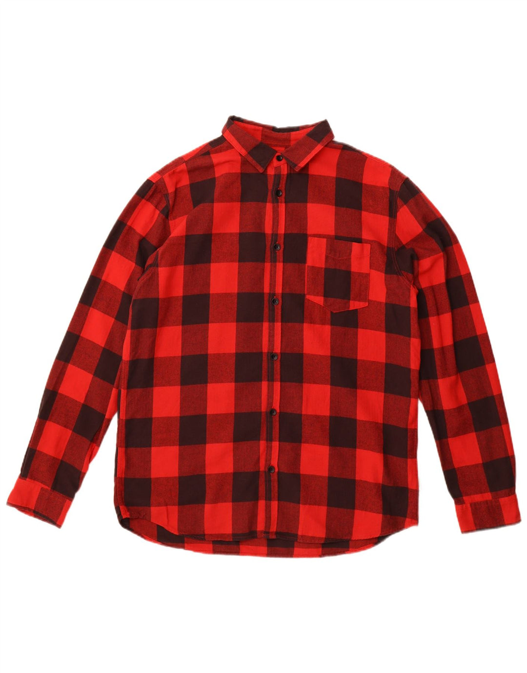 Jack & Jones Herre Flanellskjorte XL Rød Gingham Bomuld