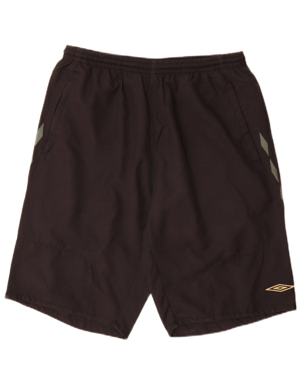 Umbro Herre Sportshorts XL Sort Geometrisk Polyester