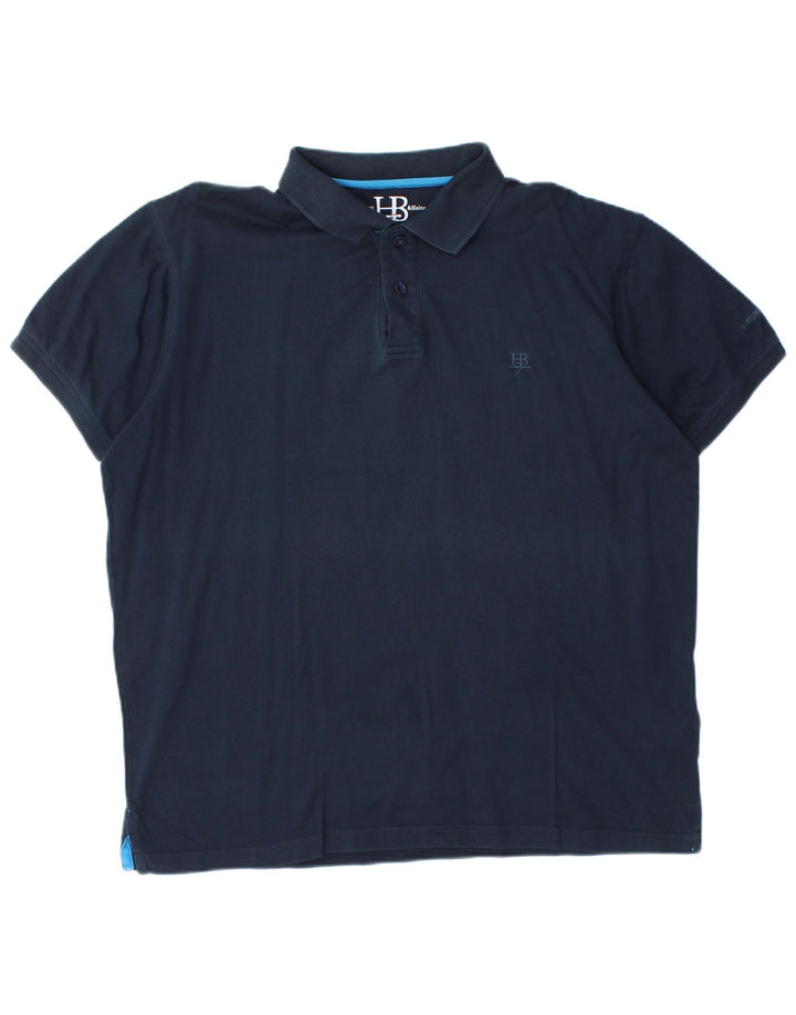 Harmont & Blaine herre poloshirt 2XL marineblå bomuld