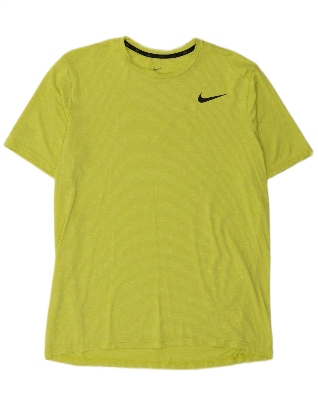 Nike Herre Dri Fit T-Shirt Top Stor Grøn Polyester
