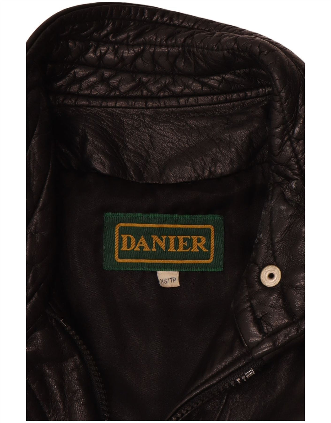 Danier Dame Oversized Læderjakke UK 6 XS Sort