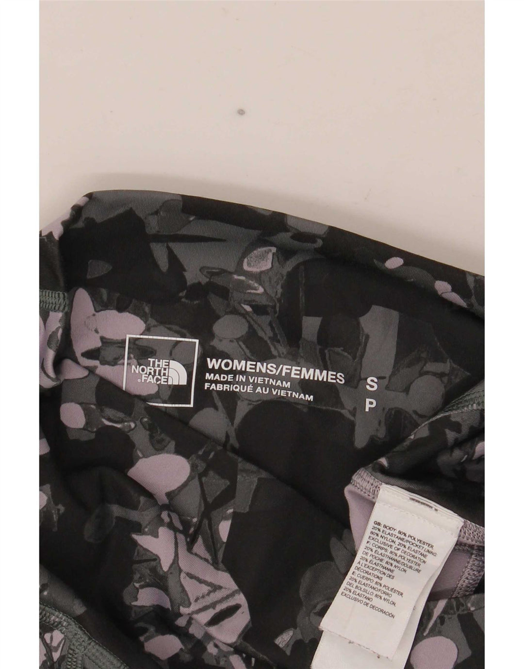 The North Face Womens Abstrakt Mønster Leggings UK 8 Small Multicolored