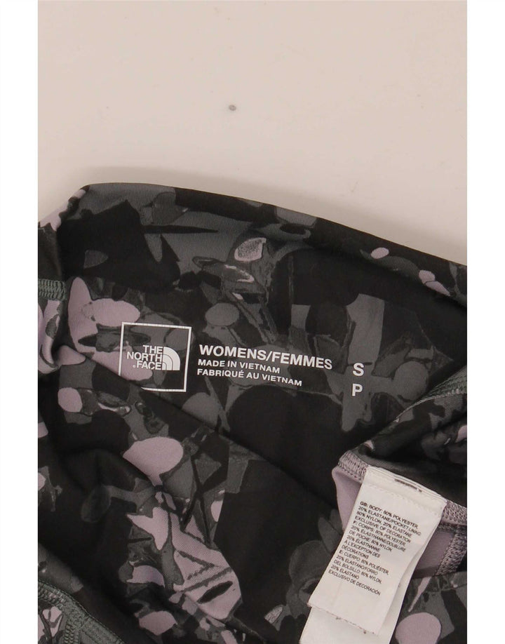 The North Face Womens Abstrakt Mønster Leggings UK 8 Small Multicolored