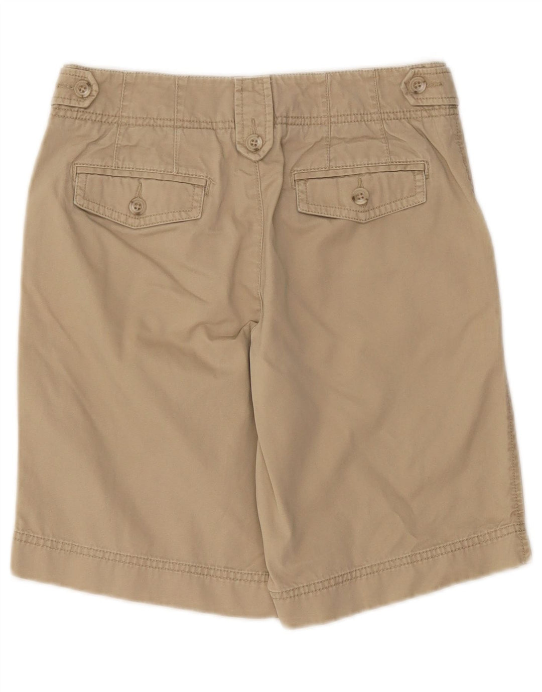 EDDIE BAUER Dame Vashon Fit Chino Shorts US 2 XS W25 Beige Bomuld