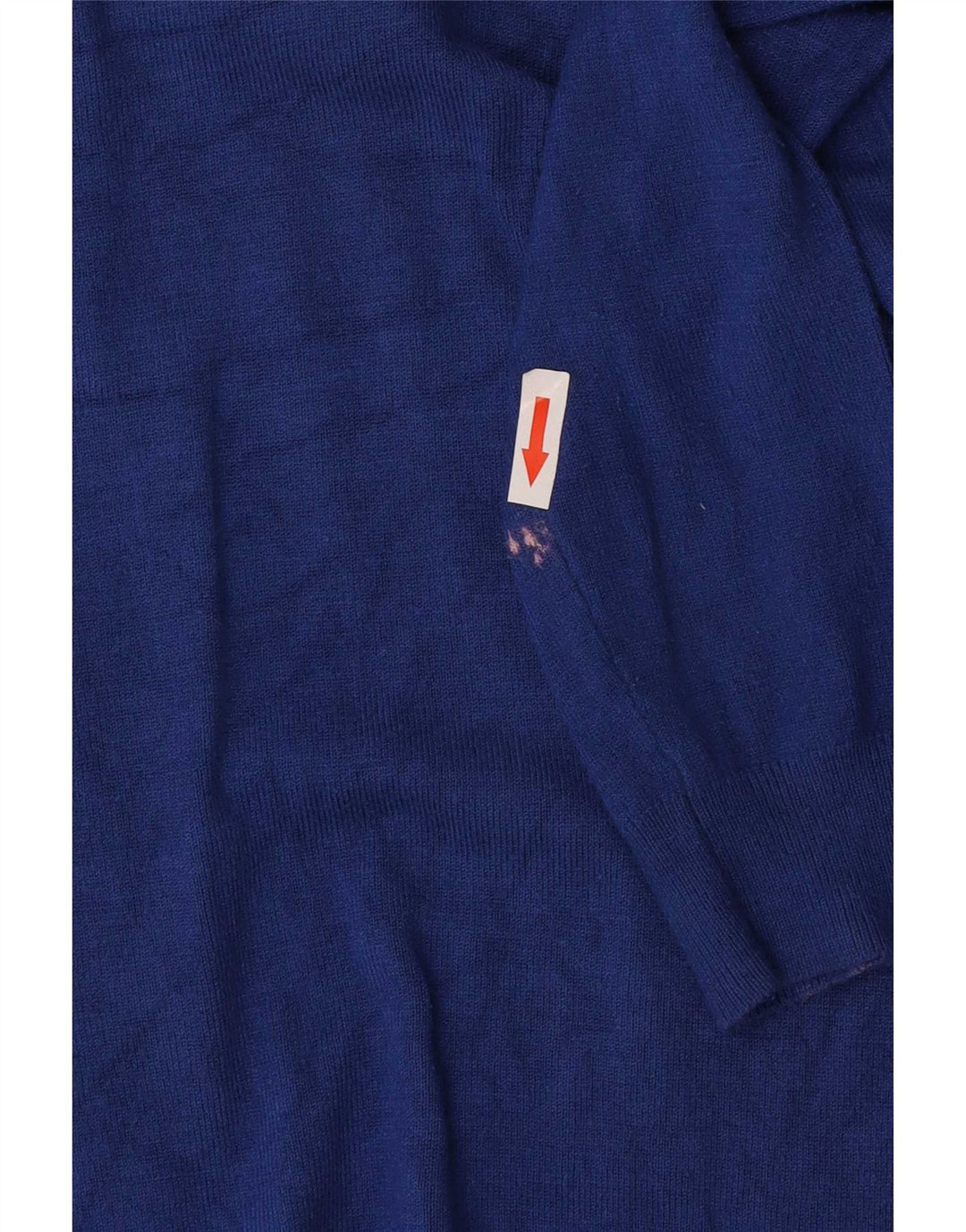 Marks & Spencer Womens Crop Cardigan Sweater UK 12 Medium Blue Viscose