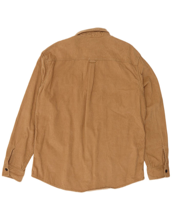 Jack & Jones Herre fløjlsskjorte XL Beige Bomuld