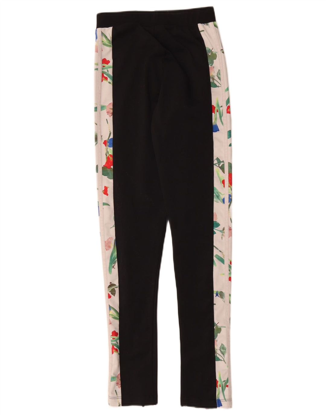 Adidas Grafiske Leggings til kvinder UK 6 XS Sort Colourblock Polyester