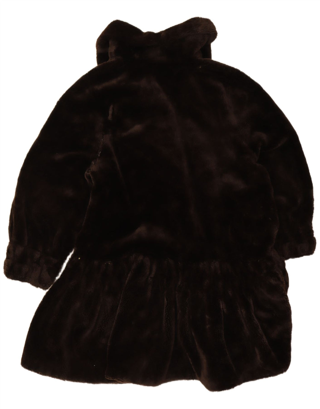 Arianna Dame imiteret Pels Overfrakke UK 18 XL Brun Polyester