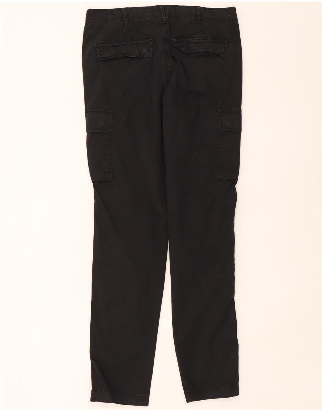 Jack & Jones Straight Cargo bukser til mænd W34 L32 Sort bomuld