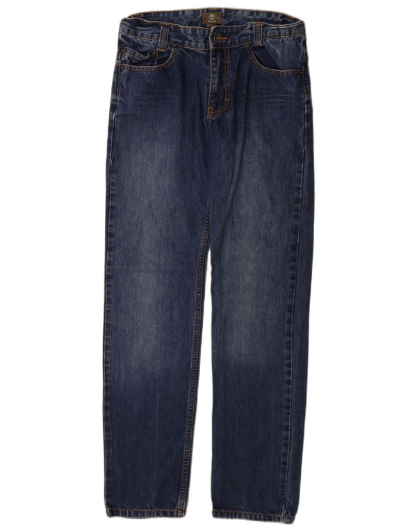 Timberland Boys Regular Fit Slim Jeans 15-16 år W28 L31 Blå Bomuld
