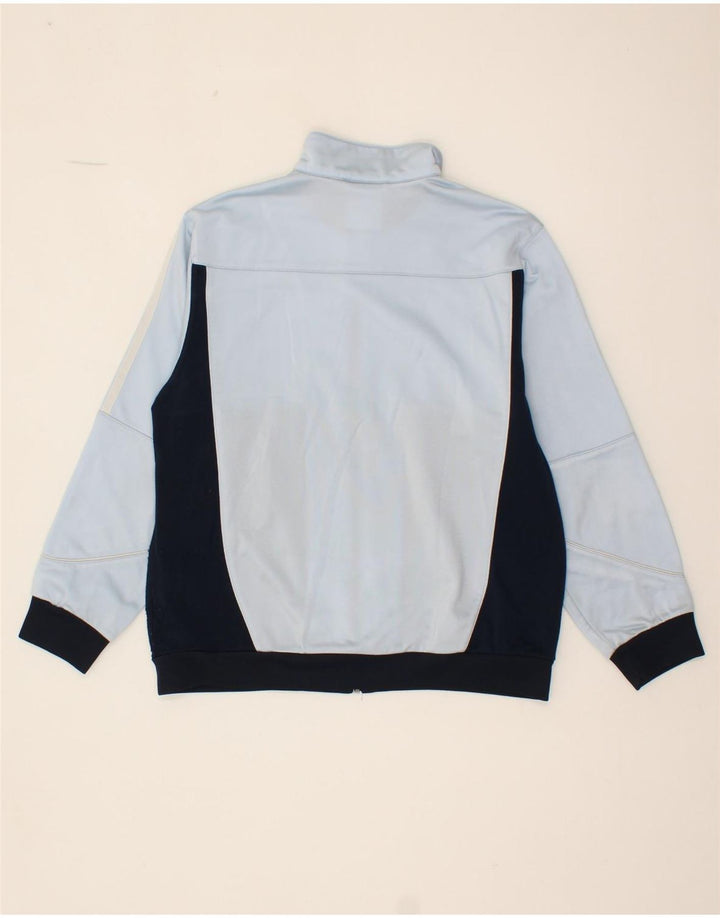 ADIDAS Boys Tracksuit Top Jacket 11-12 Years Blue Colourblock Polyester Vintage Adidas and Second-Hand Adidas from Messina Hembry 