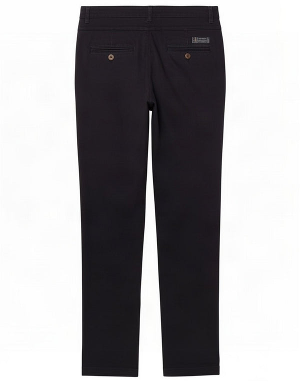 Superdry Womens Slim Chino Trousers Small W27 L30 Navy Blue Cotton