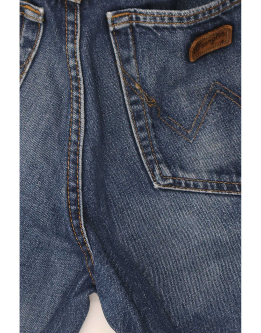 Wrangler Straight Jeans til mænd W33 L30 blå bomuld