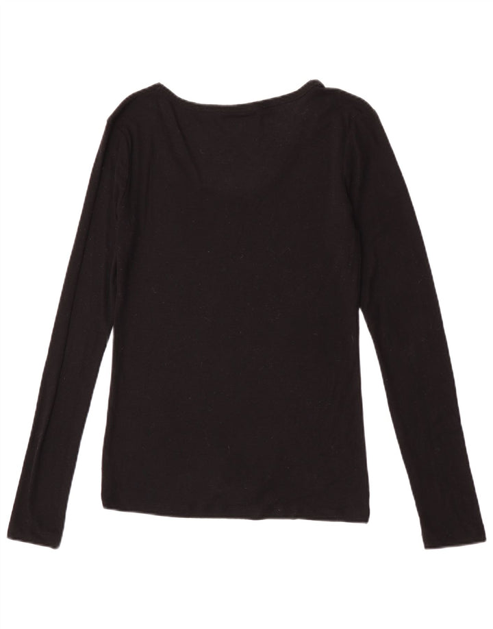 Zara Dametop Langærmet UK 12 Medium Sort