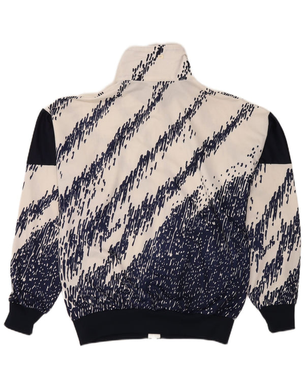 Vintage træningsdragt til mænd Topjakke Medium Navy Blue Colourblock