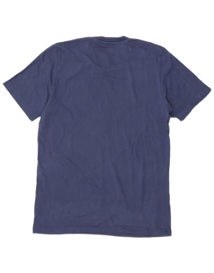 Adidas herre T-shirt top mellem marineblå bomuld