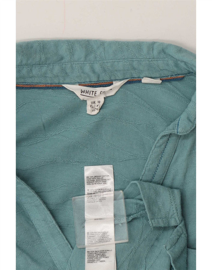 White Stuff Dameskjorte UK 12 Medium Blue Cotton