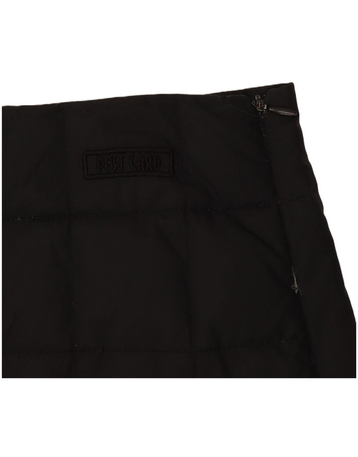 Postkort Dame Polstret Maxi Nederdel UK 10 Small W30 Sort Polyamid