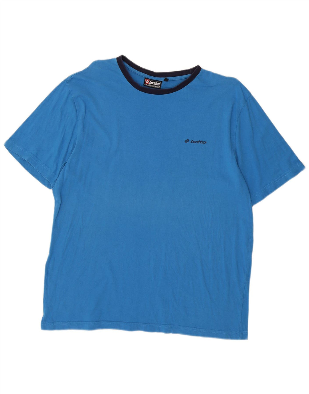 LOTTO Herre T-Shirt Top Stor Blå Bomuld