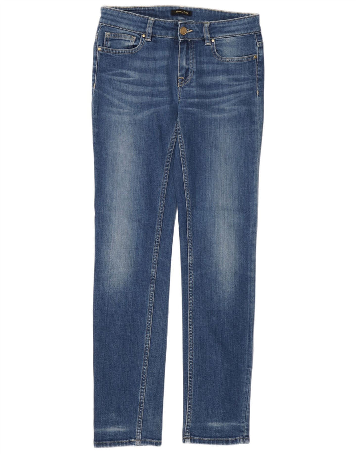 Massimo Dutti Dame Slim Jeans EU 36 XS W26 L30 Blå