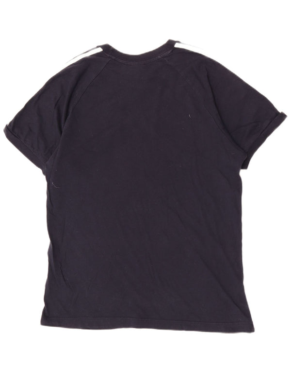 Adidas Kortærmet Regular T-shirt til mænd, medium marineblå bomuld