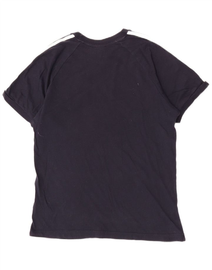 Adidas Kortærmet Regular T-shirt til mænd, medium marineblå bomuld