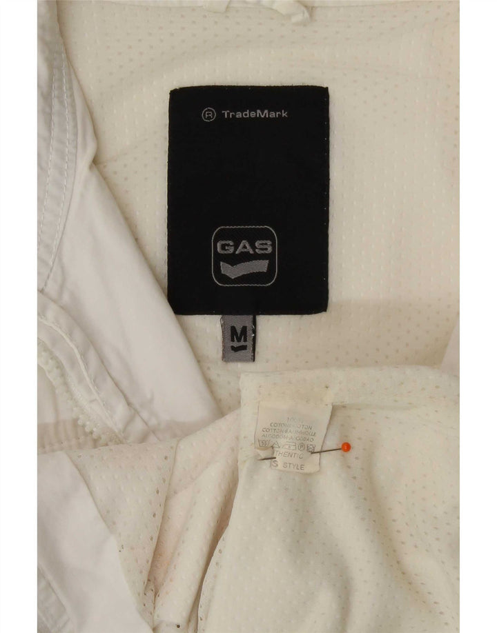 Gas Dame Ærmeløs træningsdragt Topjakke UK 14 Medium Hvid Bomuld