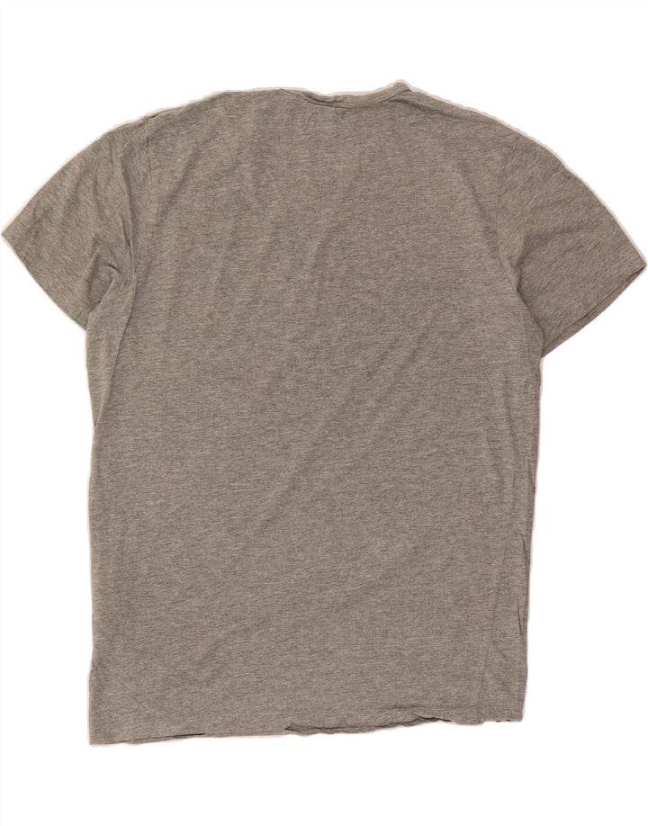 JACK & JONES Mens T-Shirt Top Medium Grey Cotton Vintage Jack & Jones and Second-Hand Jack & Jones from Messina Hembry 