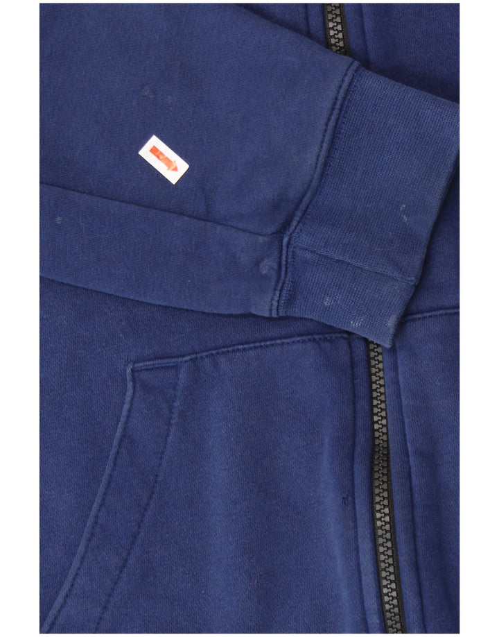 Nike Boys Air Zip Hoodie Sweater 13-14 år XL Blå Colourblock Bomuld