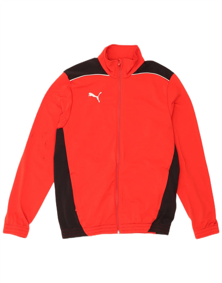 Puma Herre grafisk træningsdragt Topjakke Medium Rød Colourblock
