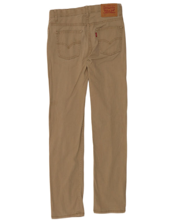 Levi's Boys 502 tilspidsede Chinobukser 13-14 år W28 L30 Beige Bomuld
