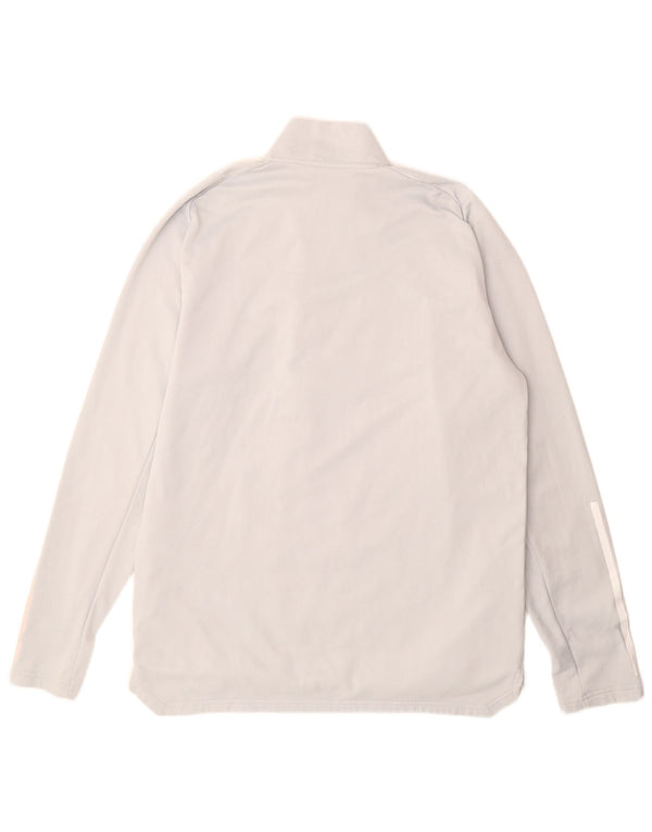 Adidas Herre Deutscher Fussball Bund Pullover Træningsdragt Top Medium Grå